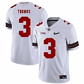 Ohio State Buckeyes 3 Michael Thomas White Diamond Nike Logo College Football Jersey Dzhi,baseball caps,new era cap wholesale,wholesale hats